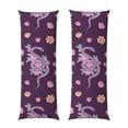 thumbnail image 1 of Naloa Snake And Flower Super Soft 20x60 Body Pillow Case,Long Side Hidden Zipper（PILLOWS ARE NOT INCLUDED）, 1 of 6