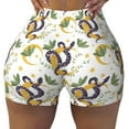 thumbnail image 1 of Naloa Snake And Moon Biker Shorts for Women Seamless Scrunch Short Women’s Yoga Shorts for Gym Running Sport Shorts - XX-Large, 1 of 9