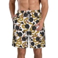 thumbnail image 1 of Naloa Snake And Rose Men's Beach Shorts, Surfing shorts, Swim trunks, Quick Dry Swim Trunks for Surfing Beach Fun - 3X-Large, 1 of 9