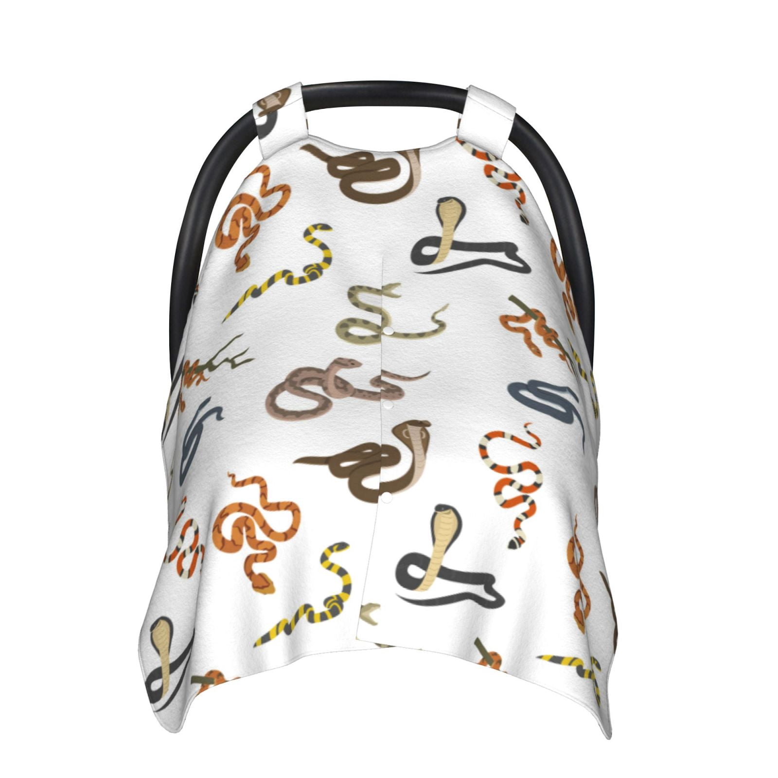 Naloa Snake Baby Car Seat Cover, Breathable Baby Carrier Cover, Multiuse Baby Carrier Cover & Nursing Breastfeeding Cover