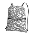 thumbnail image 1 of Naloa Snake Drawstring Backpack String Bag Cinch Water Resistant for Gym Shopping Sport Yoga, 1 of 6