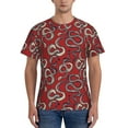 thumbnail image 1 of Naloa Snake Men's T-Shirt Sport T-shirt Men's Basic Tee Casual Men's Shirt, Round Neck, Short Sleeves - 3X-Large, 1 of 5