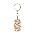 thumbnail image 1 of Naloa Snake Print Keyfob with Split Key Ring and Print Labels, Key Labels Key Chain Tags, Luggage Tags, Car Key Chain Ring Keyfob Gift, 1 of 7