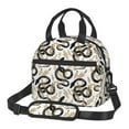 thumbnail image 1 of Naloa Snake Print Lunch Bag for Women & Men Insulated Lunch Box or Cooler Lunch Tote Bags for Work, Travel, Outdoor, 1 of 5