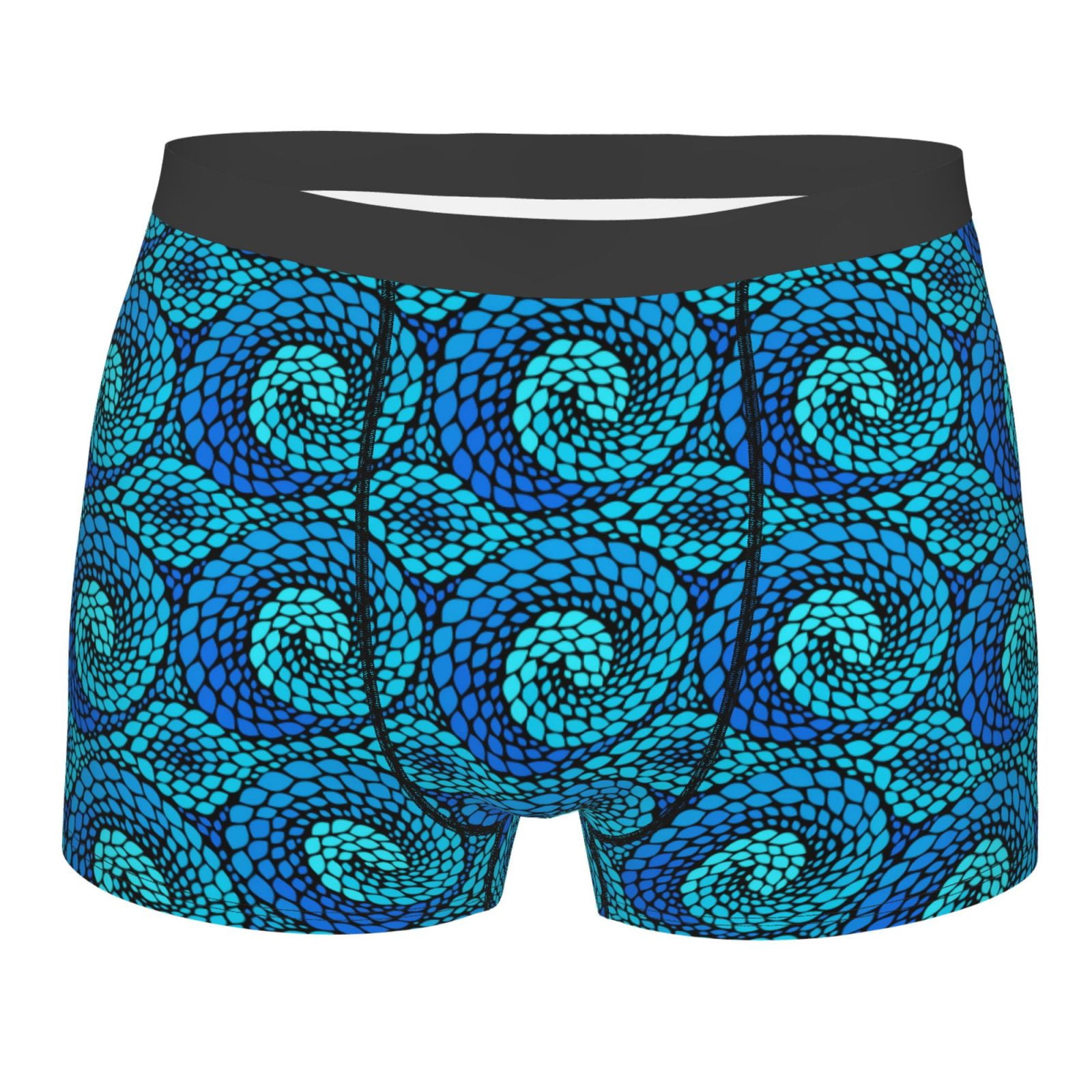 Naloa Snake Print Mens Underwear - Boxers for Men, Classic Briefs for ...