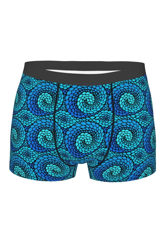 Snake Print Mens Underwear - Boxers for Men, Classic Briefs for Men