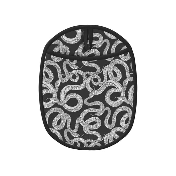 Naloa Snake Silicone Pot Holders, Oven Mitts Heat Resistant Hot Pads, Non Slip Pot Holder for Kitchen Baking and Cooking 9.4 x 7.5 Inches