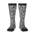 thumbnail image 1 of Naloa Snake Thigh High Socks Extra Long Stretchy Sock Women Over Knee High Opaque Stocking Daily Wear, 1 of 6