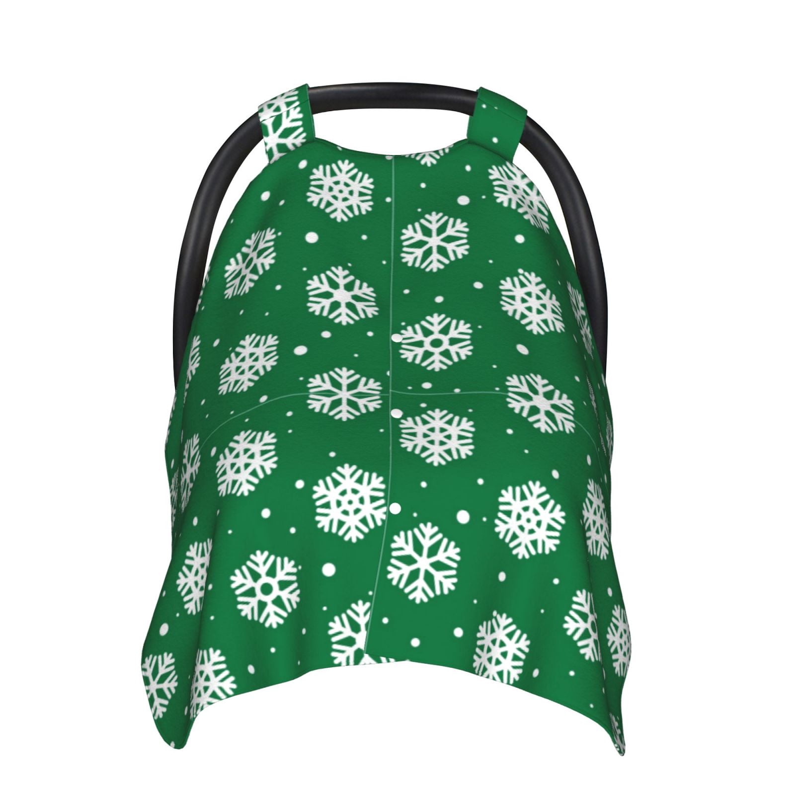Naloa Snowflake Baby Car Seat Cover, Breathable Baby Carrier Cover, Multiuse Baby Carrier Cover & Nursing Breastfeeding Cover