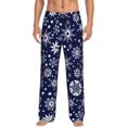 thumbnail image 1 of Naloa Snowflakes2 Pajama Pants Men, PJ Bottoms, Sleep & Lounge Pants-XX-Large, 1 of 6