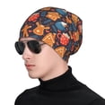 thumbnail image 1 of Naloa Snowman house leaf Soft Beanie Hat, Knit Beanie Daily Beanie in Fine Knit for Women Men Winter Travel, Outdoor, 1 of 7