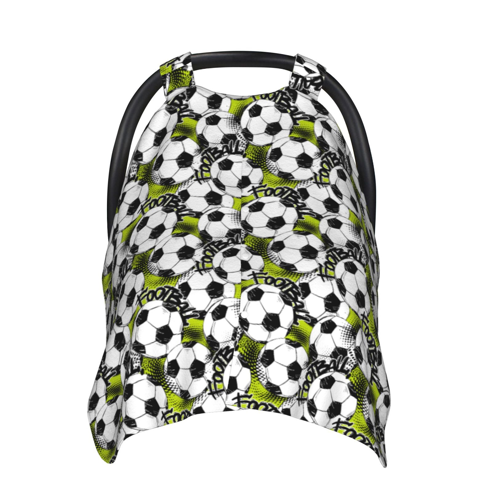 Naloa Soccer and Football Baby Car Seat Cover, Breathable Baby Carrier Cover, Multiuse Baby Carrier Cover & Nursing Breastfeeding Cover
