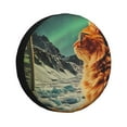 thumbnail image 1 of Naloa Space Adventurer Cat PVC Leather Spare Tire Wheel Cover Spare Tire Cover, for Car Truck SUV Camper Trailer Universal Fit(14-17in)-14 inch, 1 of 6
