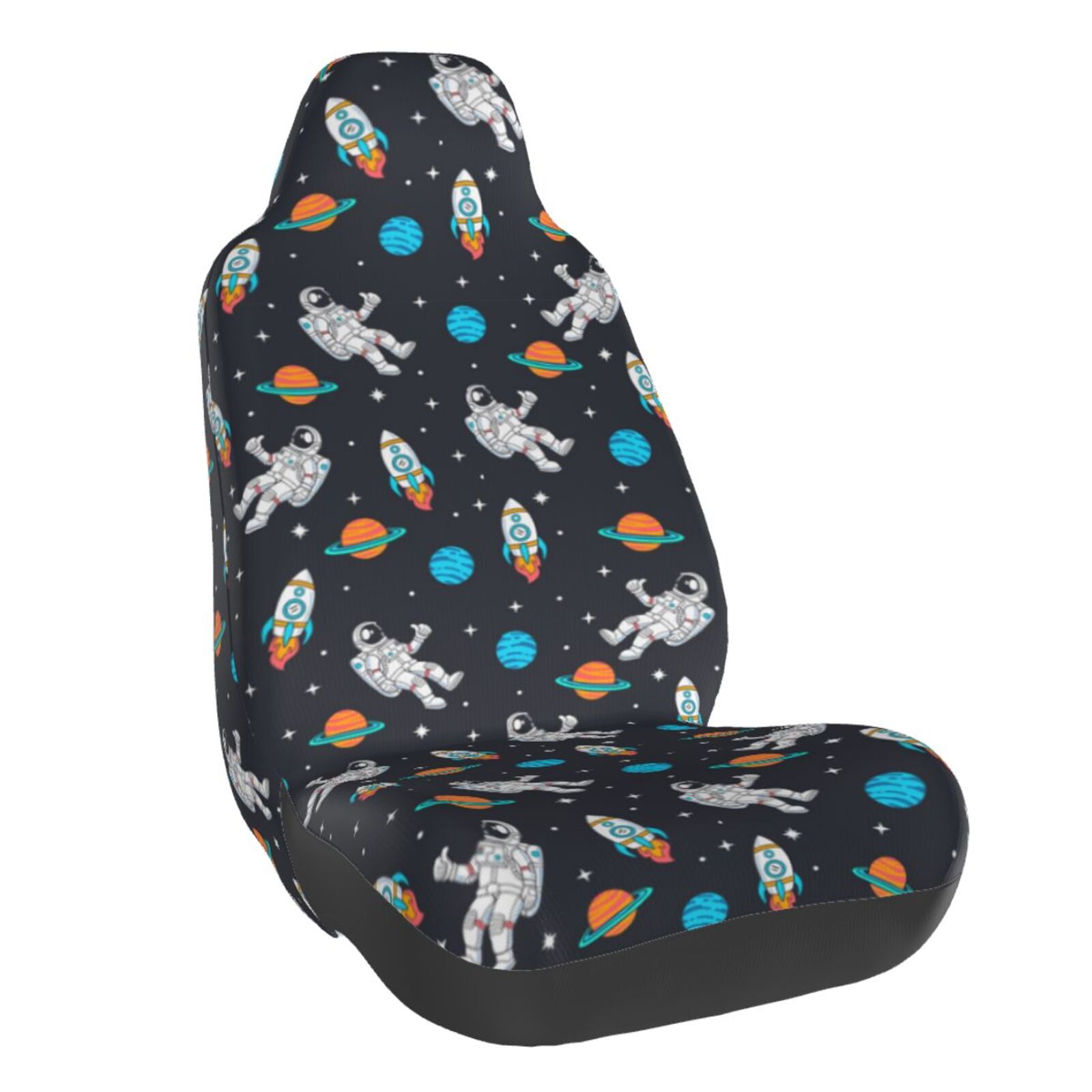 Naloa Space Car Seat Covers Universal Front Seat Coves for Car Accessories ,Padded Car Covers for Automotive, SUV, Truck, and Van