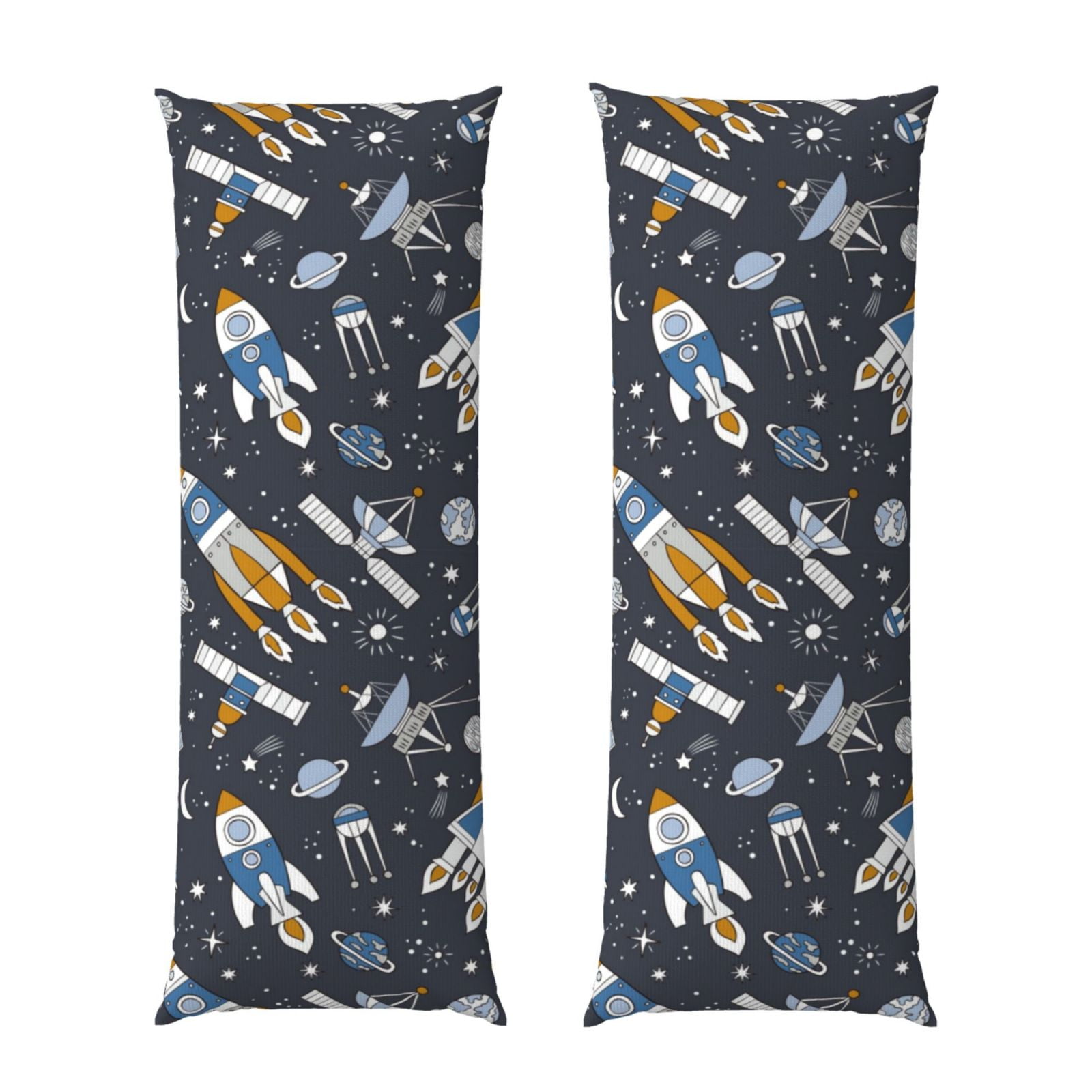 Naloa Space Cars Super Soft 20x60 Body Pillow Case,Long Side Hidden Zipper（PILLOWS ARE NOT INCLUDED）