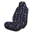 thumbnail image 1 of Naloa Space Dinosaur Car Seat Covers 2PCs Front Car Seat Covers Universal fit for Most Cars SUVs and Trucks - 1, 1 of 5