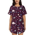 thumbnail image 1 of Vsdgher Coffee and Flowers Print Men's Short Sleeve Stretch Polo Shirt, Moisture-Wicking Performance Polo Shirt, 1 of 9