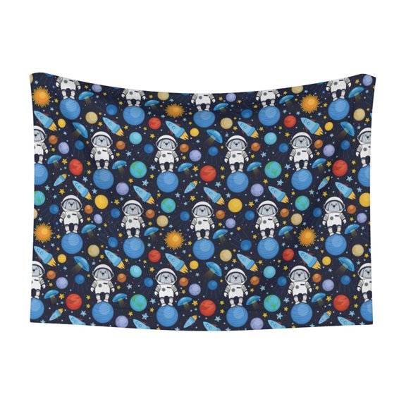 Naloa Space Dog Dog Blanket, 3 Sizes Cat Blanket for Indoor Cats Large Medium Small Dog Gifts-Small