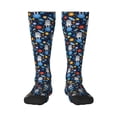 thumbnail image 1 of Naloa Space Dog Thigh High Socks Extra Long Stretchy Sock Women Over Knee High Opaque Stocking Daily Wear, 1 of 6