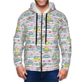thumbnail image 1 of Naloa Space Doodle Men’s Hoodies, Zip up Hoodie, Sweatshirts,Hoodies for Men Sizes S-3XL-Medium, 1 of 5