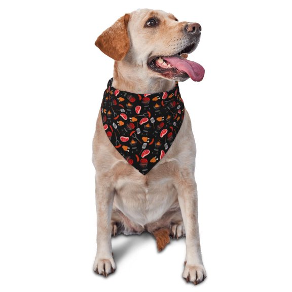 Naloa Space Rocket Dog Bandanas 1PC Washable Triangle Dog Scarfs Premium Durable Fabric, for Small Medium Large Dogs and Cats