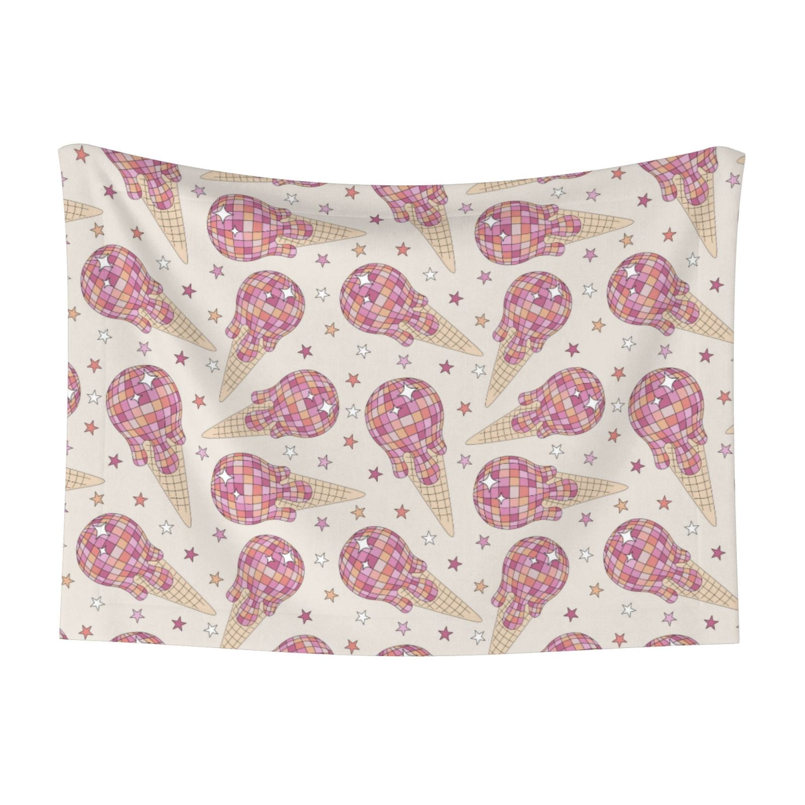Naloa Sparkling Ice Cream Dog Blanket, 3 Sizes Cat Blanket for Indoor Cats Large Medium Small Dog Gifts-Medium