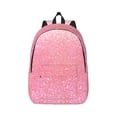 thumbnail image 1 of Naloa Sparkly Glitter Canvas Backpack for Men Women Rucksack Casual Travel Daypack College Tote Satchel Bookbag for Teens-Small, 1 of 7