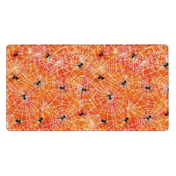 Naloa Spider Gaming Mouse Pad Large Mouse Mat Long Extended Desk Pad Non-Slip Rubber Mice Pads Stitched Edges Thin Pad (16x29.5 Inch)