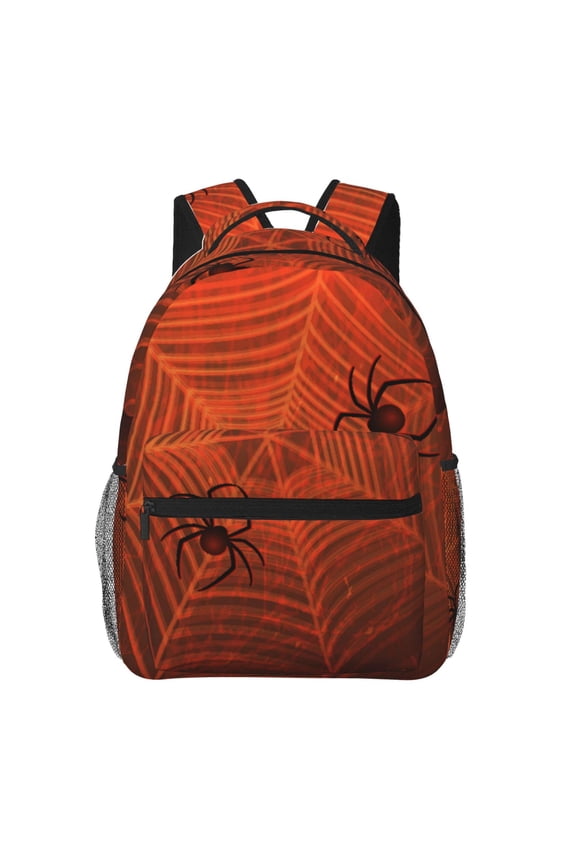 Spider Web Print Solid Color Tie Formal Necktie for MenSuitable for business, daily life, work