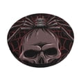 thumbnail image 1 of Naloa Spider with Skull Round Bar Stool Cushion Cover 12-14 inch, Fits Kitchen, Office, Restaurant Chairs - 12 inch, 1 of 7