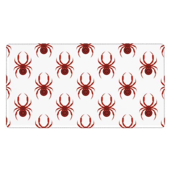 Naloa Spiders Insects Gaming Mouse Pad Large Mouse Mat Long Extended Desk Pad Non-Slip Rubber Mice Pads Stitched Edges Thin Pad (16x29.5 Inch)