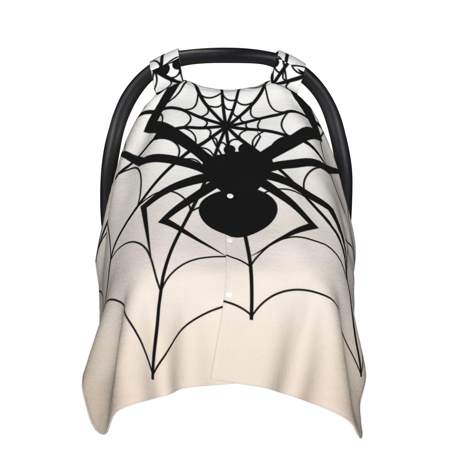 Naloa Spiders On The Web 1 Baby Car Seat Cover, Breathable Baby Carrier Cover, Multiuse Baby Carrier Cover & Nursing Breastfeeding Cover