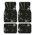 thumbnail image 1 of Naloa Spiders On The Web Car Foot Mat Set of 4 Pieces - Universal Floor Liner Neoprene Full Set Floor Mats for Cars Trucks SUV, 1 of 7