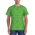 thumbnail image 1 of Naloa St Patrick's Day Men's T-Shirt Sport T-shirt Men's Basic Tee Casual Men's Shirt, Round Neck, Short Sleeves - Large, 1 of 5