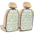 thumbnail image 1 of Naloa St Patrick's Day3 2Pcs Anti-Kick Back Seat Cover Kick Mat, Car Seat Protector with 3 Storage Pockets, 1 of 8
