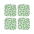 thumbnail image 1 of Naloa St Patrick's Day4 Coasters for Set of 4 - PU Leather Coasters, Coasters for Table Cup Tea Coffee Beer, Decorative for Kitchen Homedecor (Round), 1 of 6