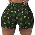 thumbnail image 1 of Naloa St. Patrick's Day8 Biker Shorts for Women Seamless Scrunch Short Women’s Yoga Shorts for Gym Running Sport Shorts - X-Large, 1 of 9