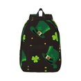 thumbnail image 1 of Naloa St. Patrick's Day8 Canvas Backpack for Men Women Rucksack Casual Travel Daypack College Tote Satchel Bookbag for Teens-Medium, 1 of 7