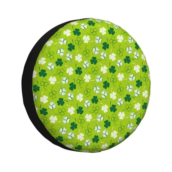 Naloa St. Patrick's day Tire Cover Wheel Protectors Tyre Covers Weatherproof Wheel Covers Universal Fit for Trailer Rv SUV Truck Camper Travel Trailers-15 inch