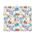 thumbnail image 1 of Naloa Stamp Dish Drying Mat for Kitchen Counter, Heat Resistant Drainer Mats, Absorbent Draining Mat,Dish Rack Pad,16"x18", 1 of 8
