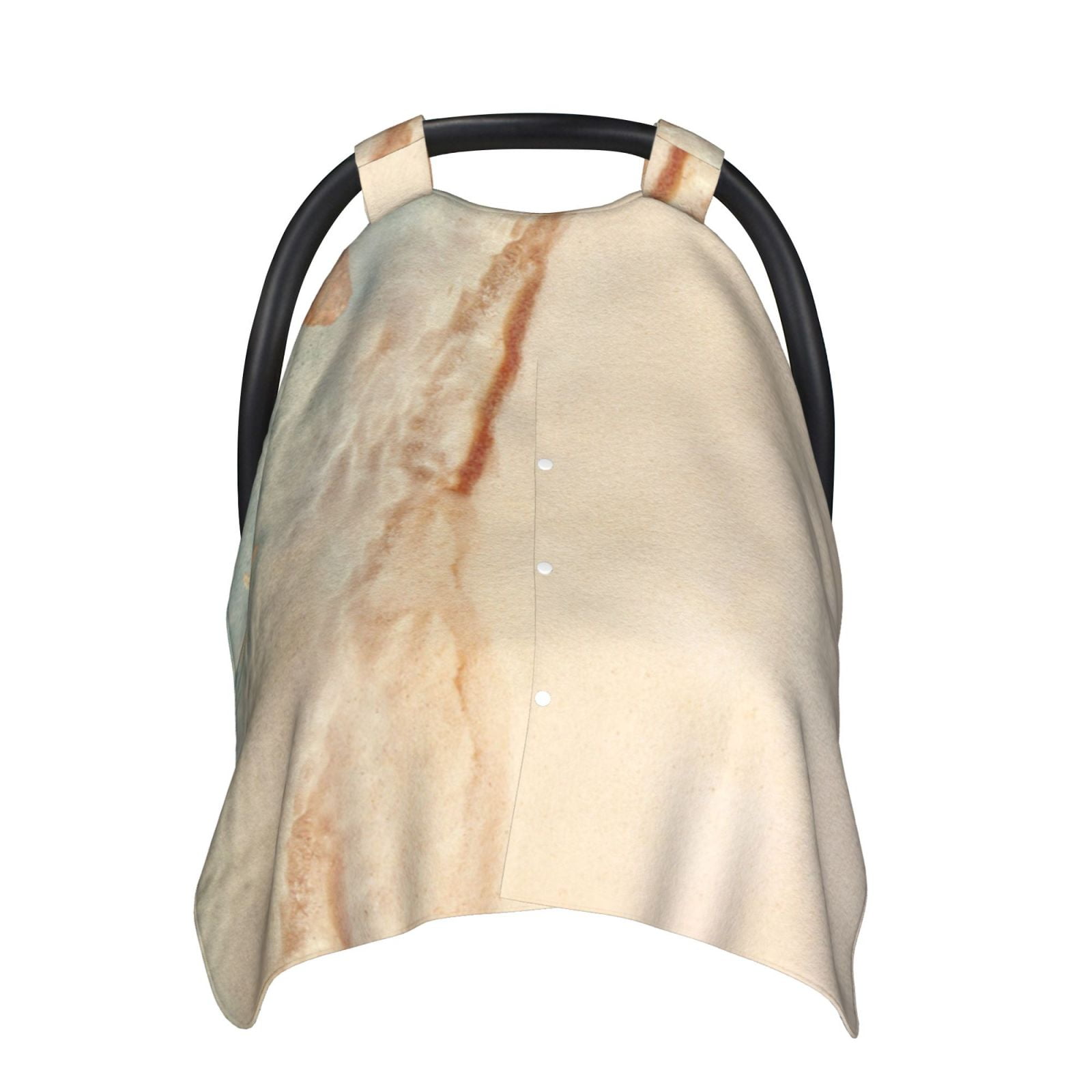 Naloa Starfish On The Sand Beach Baby Car Seat Cover, Breathable Baby Carrier Cover, Multiuse Baby Carrier Cover & Nursing Breastfeeding Cover