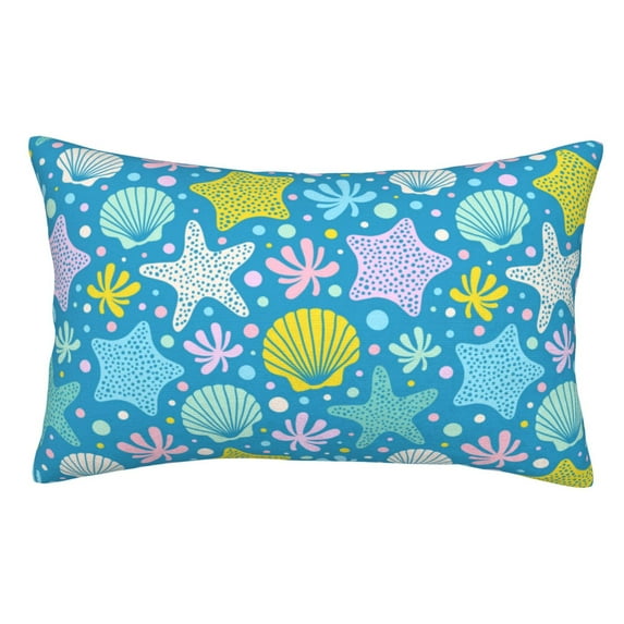 Naloa Starfish Pillow Covers, Throw Pillow Case Cushion Covers,Cushion for Bedroom,Couch,Home-14"x20"