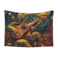 thumbnail image 1 of Naloa Starry Night Guitar Turtle Dog Blanket, 3 Sizes Cat Blanket for Indoor Cats Large Medium Small Dog Gifts-Medium, 1 of 8