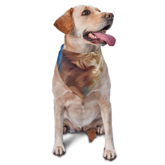 Naloa Starry Sky Cloud Dog Dog Bandanas 1PC Washable Triangle Dog Scarfs Premium Durable Fabric, for Small Medium Large Dogs and Cats