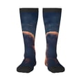 thumbnail image 1 of Naloa Starry Sky Cloud Puppy Thigh High Socks Extra Long Stretchy Sock Women Over Knee High Opaque Stocking Daily Wear, 1 of 6
