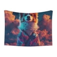 thumbnail image 1 of Naloa Starry Sky White Cloud Puppy Dog Blanket, 3 Sizes Cat Blanket for Indoor Cats Large Medium Small Dog Gifts-Small, 1 of 8