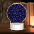 thumbnail image 1 of Naloa Stars And Gradient Colorful Snowflakes Acrylic LED Night Light Custom LED Lights Personalized Nightlight Customized Gifts for Family Couples Friends, 1 of 9