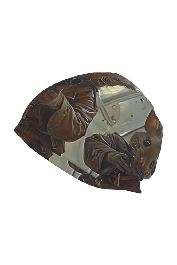 Steampunk Space Mice Warriors Beanie for Men Women Knitted Unisex Winter Hat Beanies Cap Knit Cuffed Beanies Hats
