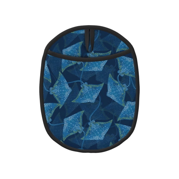 Naloa Stingray Silicone Pot Holders, Oven Mitts Heat Resistant Hot Pads, Non Slip Pot Holder for Kitchen Baking and Cooking 9.4 x 7.5 Inches