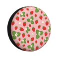 thumbnail image 1 of Naloa Strawberries PVC Leather Spare Tire Wheel Cover for Car Truck SUV Camper Trailer Universal Fit many size16 inch, 1 of 6